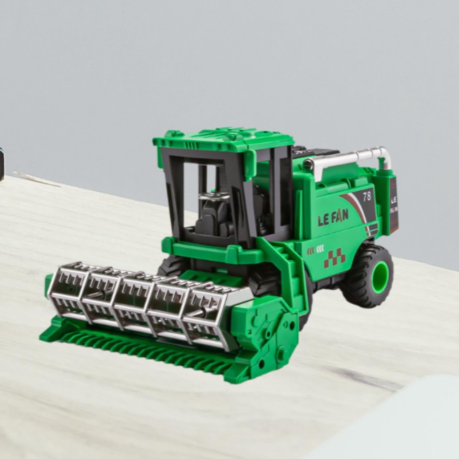 Tractor Juguete HUIOP Juguete De Cosechadora A Control Remoto