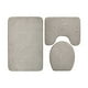 thumbnail image 1 of Matsuzay 3x Pedestal de baño ecológico, tapa de inodoro suave y absorbente, fácil de limpiar e instalar, moderno Juegos de accesorios de baño gris, 1 of 6