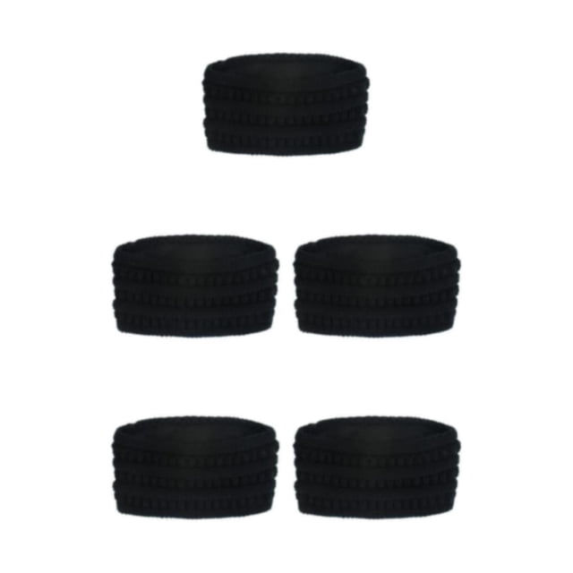VONKY Stay Cozy And Fashionable Warm Knitted Headbands Comfortable And Soft black 5Set