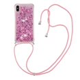 thumbnail image 1 of Funda FOXDOCK para iPhone Xs Max con Cuerda Ajustable, Brillo Líquido, Protección Antigolpes y Lente – Ideal para Regalo, 1 of 5