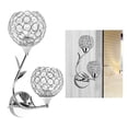 thumbnail image 6 of Modern wall of Bedroom Wall Sconce Lighting Fixture, E26/E27 Socket, for Bedroom Bedside Stairs - Silver_Right, 6 of 7