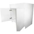 thumbnail image 2 of 33" Knockdown Sink Base Cabinet - with 2 Slab Doors, Glacier White, 2 of 2