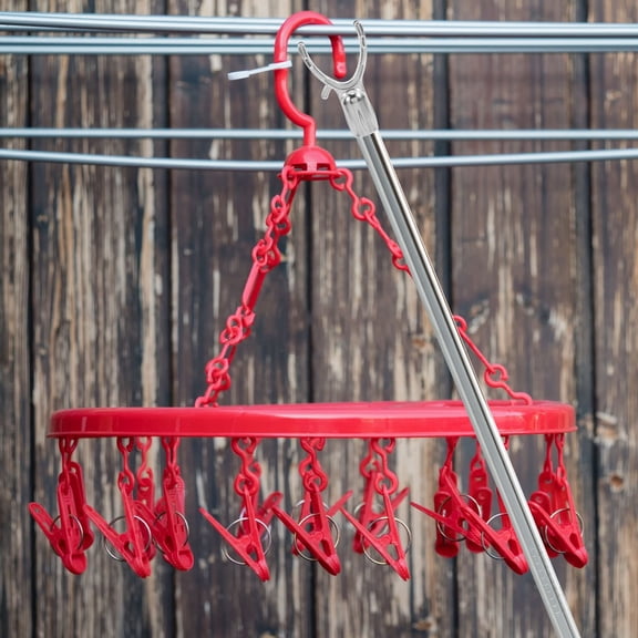 Masteelf 5 pcs Practical Aluminum Alloy Fork Household Washing Fork Pole for Home