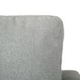 thumbnail image 7 of LumiSource Black Wood, Grey Fabric Wendy Arm Chair, 7 of 7