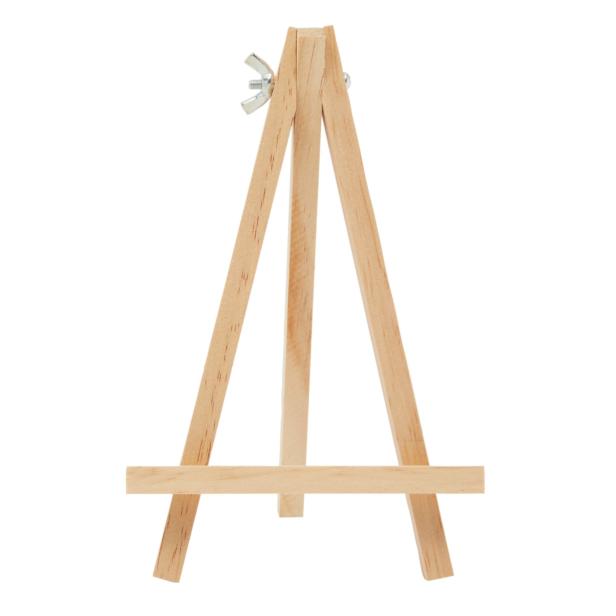 8 Small Black Wood Display Easel (6 Pack), A-Frame Artist Tripod Mini Easel  - Tabletop Stand, 8” - 6 Pack - Metro Market