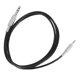 thumbnail image 4 of 2piezas 4.9 Pies 3.5 mm 1/8 Pulgada Macho Una 6.35 mm 1/4 Pulgada Macho TRS Cable de Audio Estéreo Negro Caliente, 4 of 5