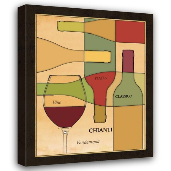 Pela Design 15x18 Gallery Wrapped Canvas Wall Art Titled - Wine Cellar I