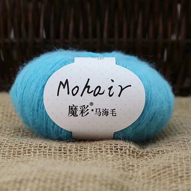 onlyliua Liquidación de Ahorro de Verano Suéter Tejido a Mano Diy Bufanda de Crochet Lana South Young Moat Fine Wool