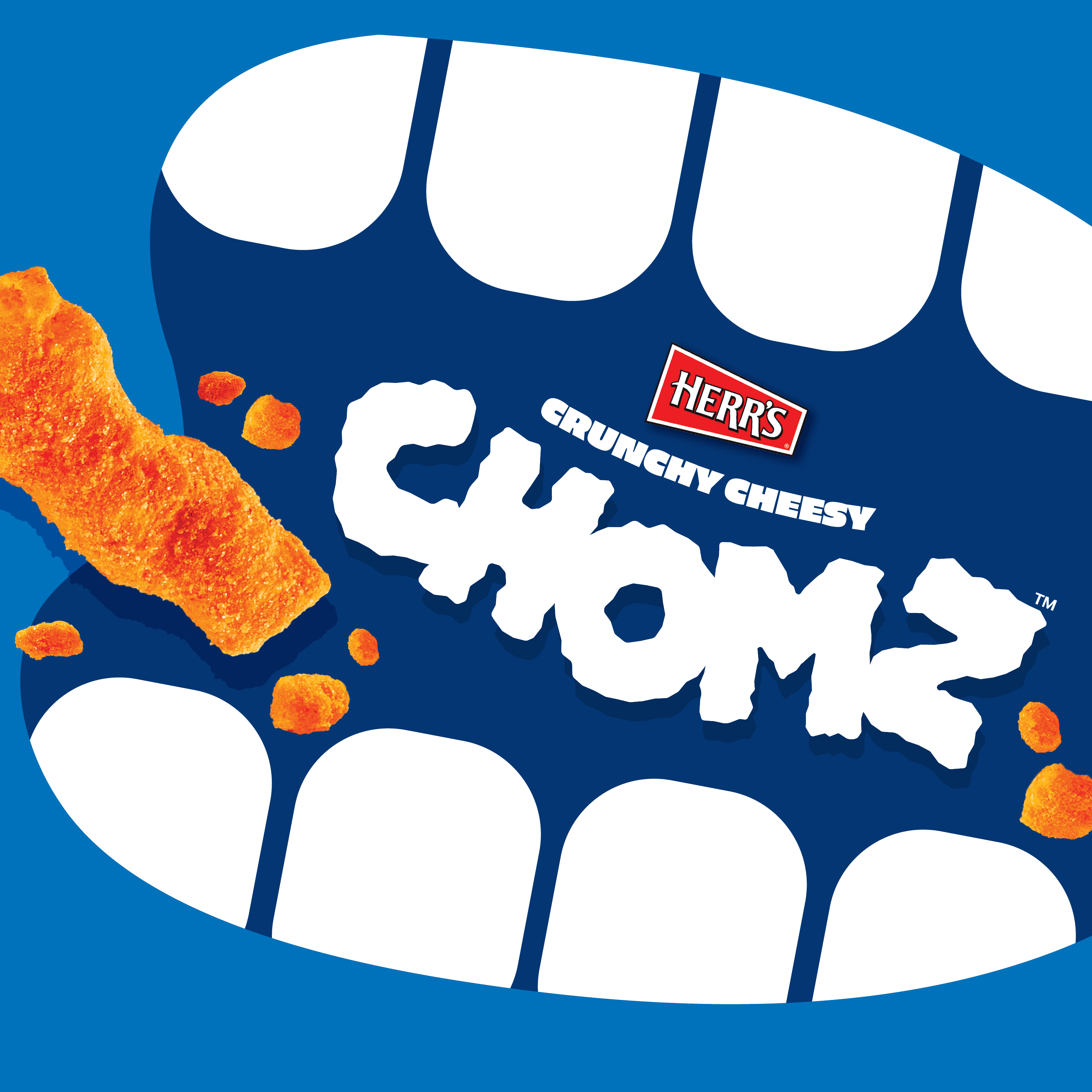 Herr's Crunchy Cheesy Chomz™ Honeybuzz! Sweet Honey Flavored Cheese Sticks 8oz
