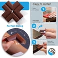 thumbnail image 4 of Komfortology Brown Foam Corner Protectors, 8 Count with 3M Adhesive, 4 of 9