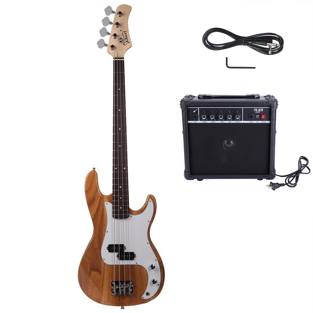 Glarry 45 inch Full Size Electric Bass Guitar Bundle with Amp