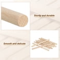 thumbnail image 4 of Unique Bargains 3/8 x 6 Inch Dowel Rods Wood Sticks Unfinished Wooden Dowel Rods Round Dowels Sticks 25 Pcs, 4 of 6