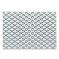 thumbnail image 1 of Black and White Cutting Board, Patchwork Inspired Geometric Triangles with Monochromatic Line Art Design, Decorative Tempered Glass Cutting and Serving Board, Large Size, Black White, by Ambesonne, 1 of 1
