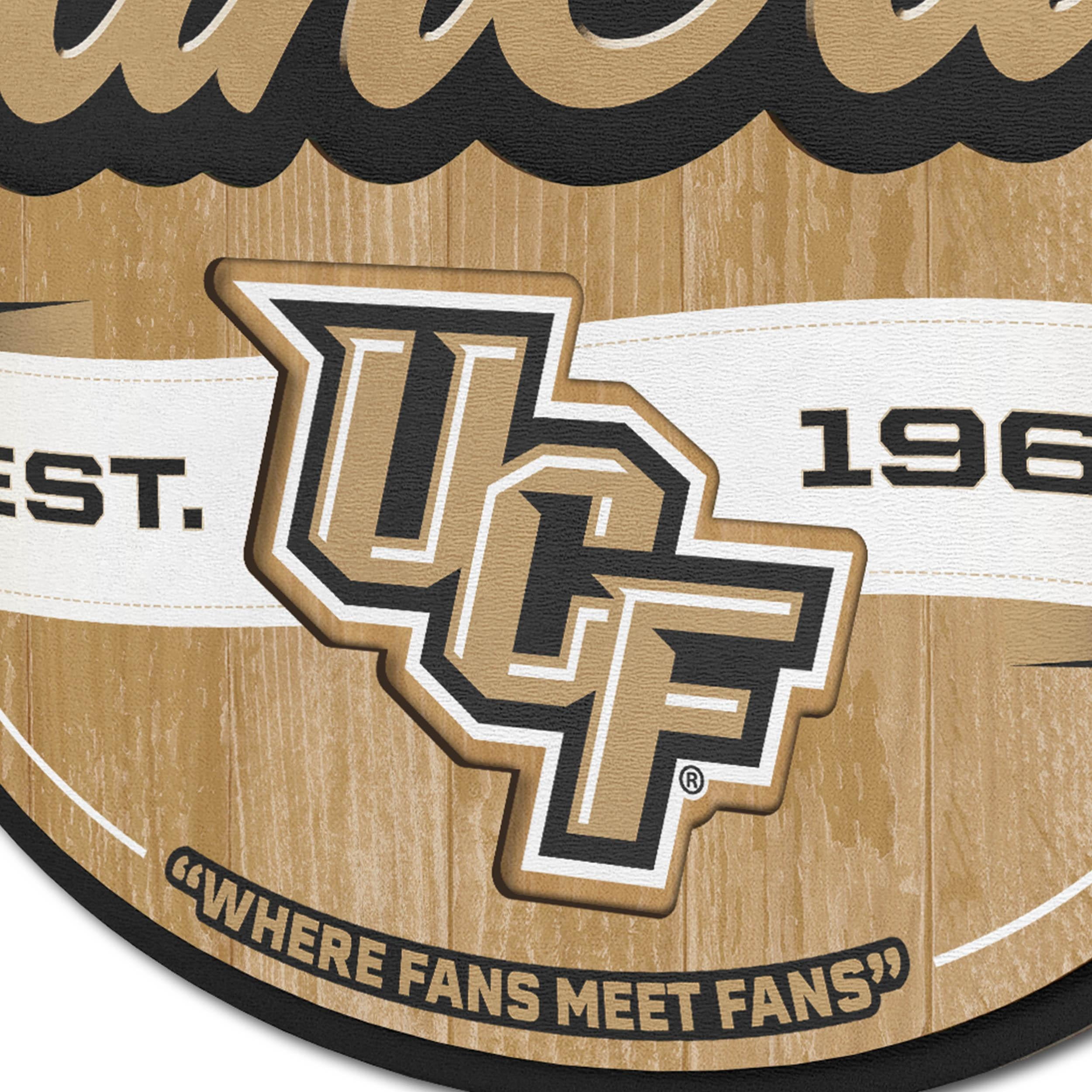 YouTheFan NCAA Central Florida Knights Fan Cave Sign