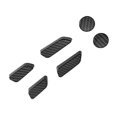thumbnail image 4 of Car Electric Seat Adjustment Button Cover For Model 3/Model Y Set of 6, 4 of 5