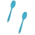 thumbnail image 1 of Oleegame 2PC Stainless Steel Cutlery Set Kitchen Silicone Tools Bakeware And Cooking Utencil Spoons Scoop Kitchen，Dining & Bar Blue, 1 of 2