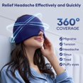 thumbnail image 2 of Envoltura helada en gel refrescante Qnoon para aliviar la migraña, 2 of 8