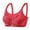 Red, variant on Sokhug Women's Plus Size Bra,Casual Lace Shaping Cup Plus Size Extra-Elastic Wirefree Underwear