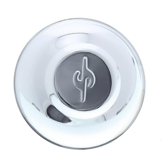 Pedal Car Parts, AMF/BMC Car S Chrome Hubcap, 3 Inch Diameter