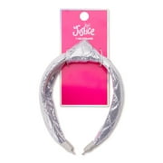 Justice Girls' Shimmery Quilted Knot Headband