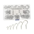thumbnail image 5 of MUSEYA 150Pcs Metal Screw Hooks Hanging Nickel Plating for Indoor Use Towel, 5 of 8