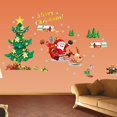 thumbnail image 2 of Pegatinas removibles e impermeables de Papá Noel para árbol de Navidad, ideales para fiestas, habitaciones y supermercados. 4, 2 of 8
