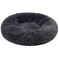 thumbnail image 2 of Cama para gatos Cama para perros mullida y lavable lugar para dormir para gatos y perros pequeños, cojín de felpa para gatos, cama redonda para abrazar, tamaño 50x50 / 60x60 cm, gris, 2 of 7
