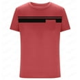 thumbnail image 3 of ZRGHAOYLQ Color Block Shirts Mens Oversized Short Sleeve T-Shirts Casual Crewneck Shirt Tops with Pockets Plus Size Big Tall Pullovers, 3 of 5