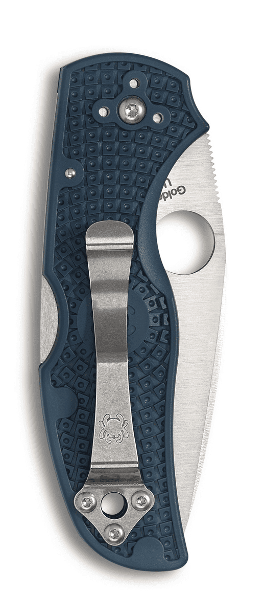 Spyderco Native 5 Plain Edge 2.95 in Blade Blue FRN
