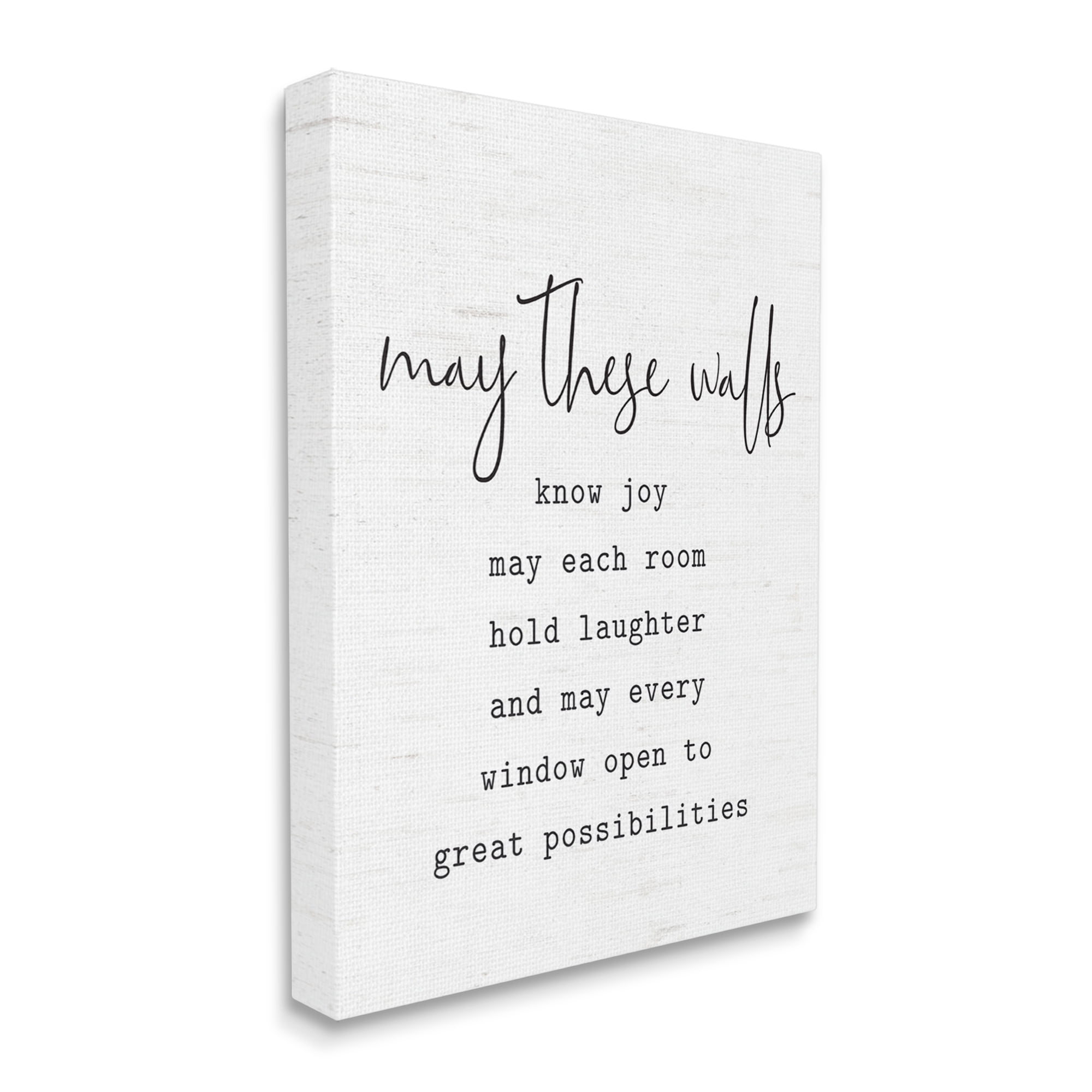 Stupell Industries Loving Home Quote Heartfelt Family Birch Pattern Graphic Art Gallery Wrapped Canvas Print Wall Art, Design by Lettered and Lined