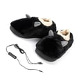thumbnail image 1 of Bearachild Zapatillas con calefacción USB, temperatura de felpa, ajustable, desmontable, lavable, antideslizante, calzado de invierno, Suministros térmicos, 1 of 6