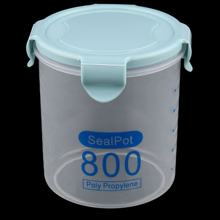 Plastic Cylinder Food Bean Peanut Holder Storage Container Box Case ...