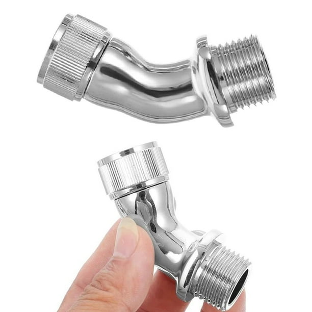 KWODE 45° Shower Elbow Adapter - Female To Female G1/2 Brass Angle Connector For Shower Head