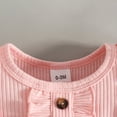 thumbnail image 4 of Yindaity Infant Summer Clothes for Girls Newborn Infant Clothes Baby Girl Dress Summer Toddler Outfit Cute Girl Romper Skirt Set+Headband(Red,9-12 Months), 4 of 9
