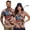 250th Anniversary, variant on Matching Golf Shirts for Couple Polynesian Plumeria Floral Quarter Zip Mens Hawaiian Shirt Moisture Wicking Suitable for Outdoor Sports Soft and Comfortable Lapel Design