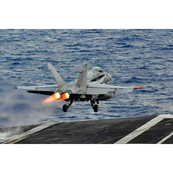 Hornet Launch from USS Dwight D Eisenhower- CANVAS OR FINE PRINT WALL ART