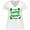 AA-White, variant on Inktastic Sassy Lassy with Green 4 Leaf Clovers Women's Plus Size V-Neck T-Shirt
