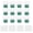 Green, variant on Homerr 6/12Pcs Silicone Nursery Pot with Drainage Holes Transparent Square Nursery Pot Silicone Nursery Pot Clear Square Plant Pots with Drainage Holes Easy Transplant Plastic Reusable Flower Pot