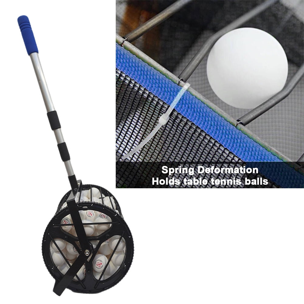 Famure Telescoping Table Tennis Ball Pickup Net, Pingpong Collector