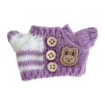 thumbnail image 1 of Suéter de muñeca Suéter de muñeca de peluche Moda DIY para niños Accesorios fotográficos Ropa Haz tu propia muñeca Ropa de muñeca para 5.91'' Púrpura, 1 of 7
