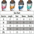 thumbnail image 2 of Hooded Sweatshirts for Women Gradient Pullover Casual Sports Top Zipper Shirt with Pockets, 2 of 3