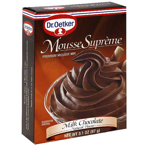 Dr. Oetker Milk Chocolate Mousse Mix, 3.1 oz (Pack of - Walmart.com