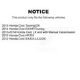 thumbnail image 2 of SIM Front Semi-Metallic Disc Brake Pads SIM-1578 for Car Honda Civic, 2 of 8
