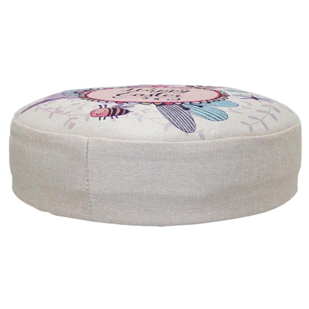 Alfombrilla antideslizante para asiento redondo, almohadilla para taburete de bar, lavable, 30x5cm Estilo_4 Zulema Reposapiés redondos Cubiertas