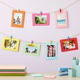 50 Pack Paper Picture Frames 4x6, DIY Cardboard Photo Hanging Display
