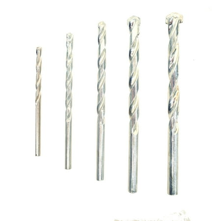 

5pc Large Bits Heavy Duty Masonry Drill Bit Set Drilling Block Brick Concrete DIY Home Toolbox Essential