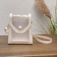 thumbnail image 1 of Bolsa De Hombro Bolsos transparentes para mujer, bolso simple transparente a la moda, embrague femenino (blanco) Sywqhk Para Estrenar, 1 of 8