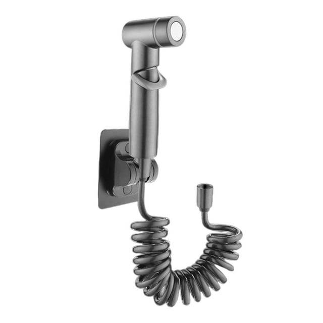 jifeng High Pressure Handheld Bidet Sprayer Adjustable Kitchen Toilet Water Sprayer Gray with 2m Hose