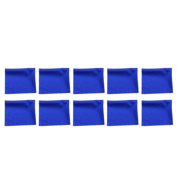 Guardurnaity Toallitas para gafas de 100 piezas, novedad Individual a la moda, paño de limpieza distintivo de nuevo estilo duradero diferente Cadenas y cordones para anteojos 4051tcx Azul 15*18cm