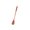 A007- Lacquered Round Spoon (Brown Twine), variant on Wooden Coffee Spoon, Long Handle Vintage Finished Round Spoon with Black Wrapped Grip, 1 Piece, Non-scratch Kitchen Utensil for Stirring Brewing Coffee Tea Mixing Drinks
